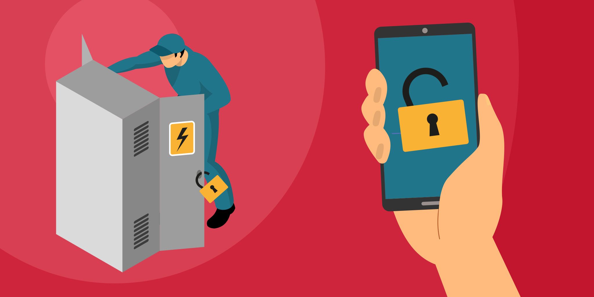 Digital Keys 5G Smart Locks for Utilities