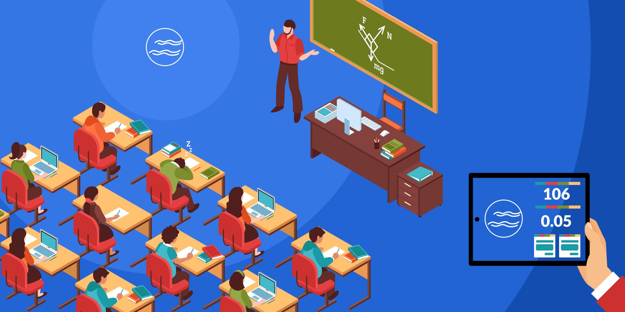 Air quality monitoring for schools